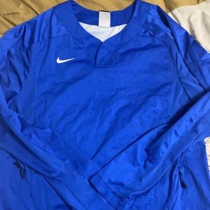 Blue Nike windbreaker